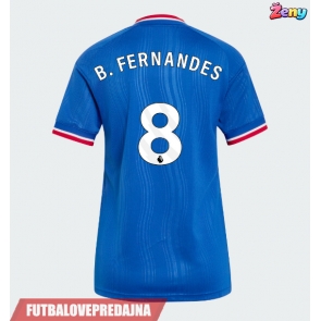Lacne Ženy Futbalové dres Manchester United Bruno Fernandes #8 2026-27 Krátky Rukáv - Preč